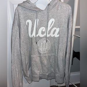 Light gray H&M UCLA hoodie size large in women’s, but can fit a size small